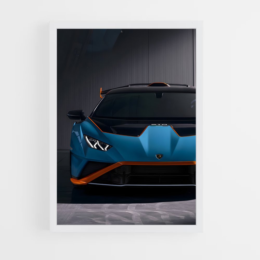 Poster L'Obscurité Automnale – affiche Lamborghini (vue 3)